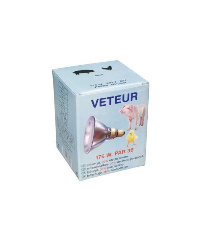 BOMBILLA INFRARROJOS BLANCA VETEUR 175W PAR 38 1UD