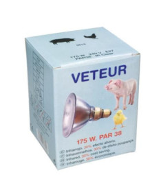 BOMBILLA INFRARROJOS BLANCA VETEUR 175W PAR 38 1UD