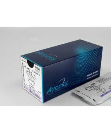 PGA 6/0 AG.TRIANGULAR 3/8 13MM H45CM VIOLETA 12UD