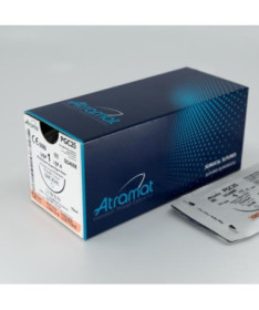 PGC25 3/0 AG.TRIANGULAR 3/8 24MM H90CM VIOLETA 12U