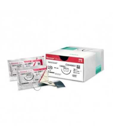 NOVOSYN QUICK UNDYED 3/0 DS24 70CM 12UD