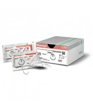 MONOSYN UNDYED 6/0 DS12 70CM 12UD