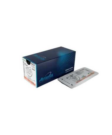 PGC25 2/0 AG.TRIANGULAR 1/2 30MM H70CM VIOLETA 12U