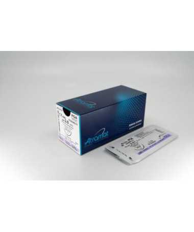 PGA 9/0 DOBLE AG.ESPATULADA 3/8 6MM H30CM 12UD