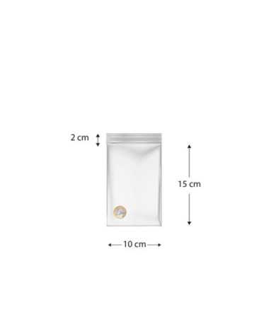 BOLSA AUTOCIERRE 10X15CM 100UD