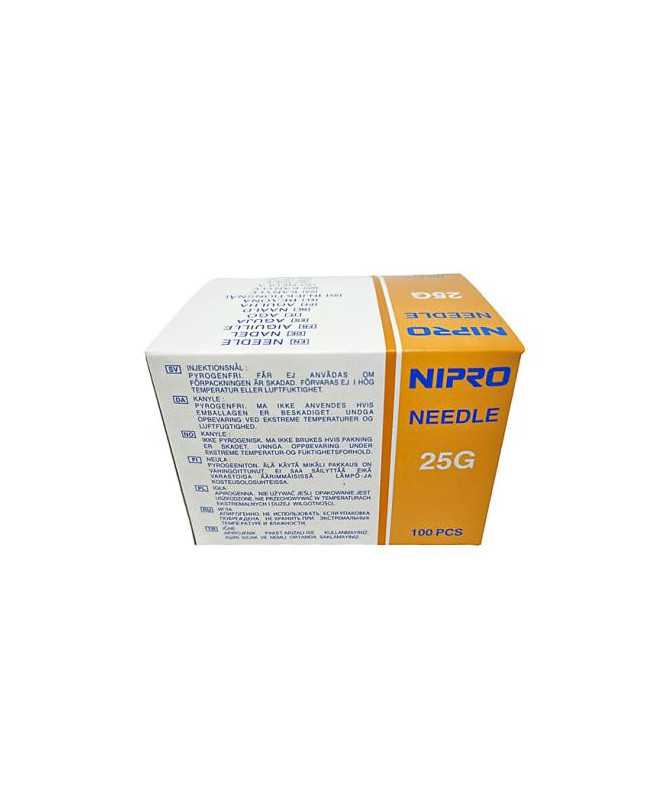 AGUJAS NIPRO 25G / 0