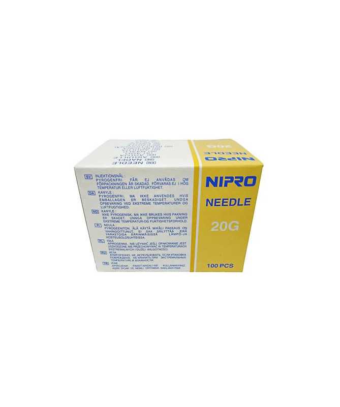 AGUJAS NIPRO 20G / 0
