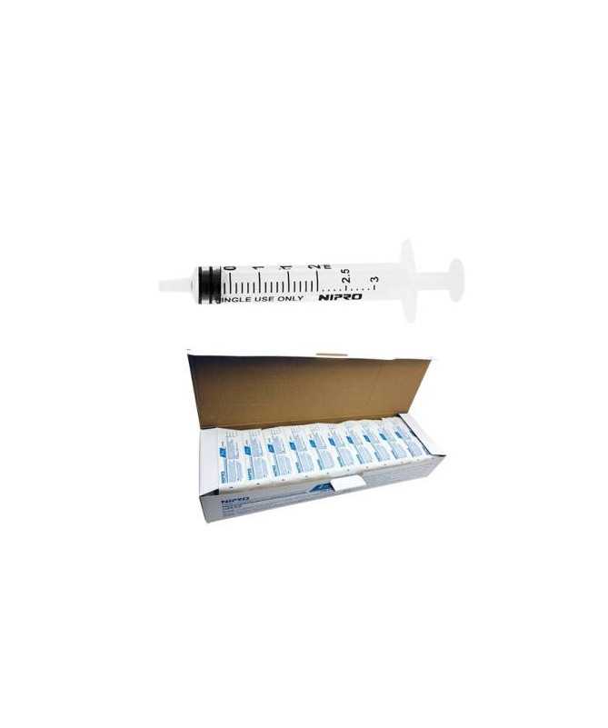JERINGA 3 CUERPOS 2ML LUER 100UD NIPRO