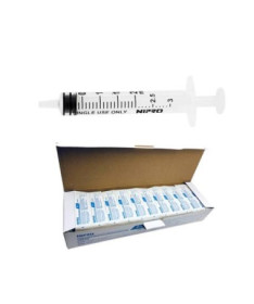 JERINGA 3 CUERPOS 2ML LUER 100UD NIPRO