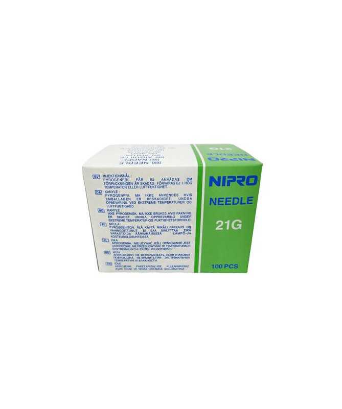 AGUJAS NIPRO 21G / 0