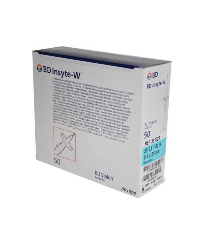 INSYTE CATETER C/ALAS 24G/0