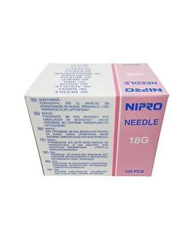AGUJAS NIPRO 18G / 1