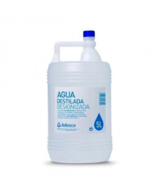 AGUA DESTILADA DESIONIZADA 5L