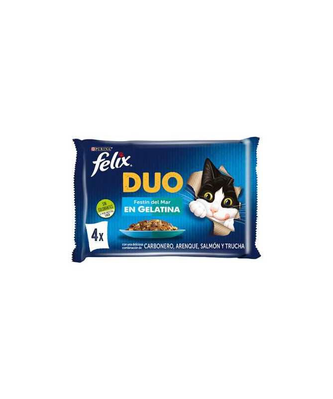 FELIX FANTASTIC DUO FESTIN PESCADO 12PACKS (4X85G)