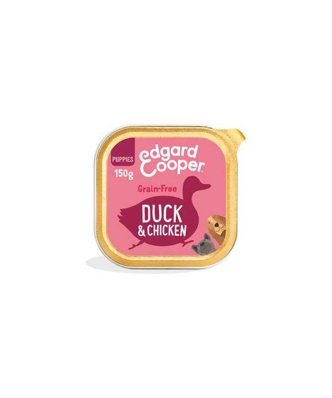 EC CANINE PUPPY PATO Y POLLO TARRINA 11X150G