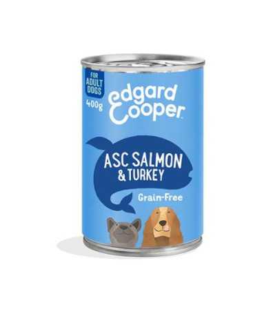 EC CANINE ADULT SALMON Y PAVO LATA 6X400G