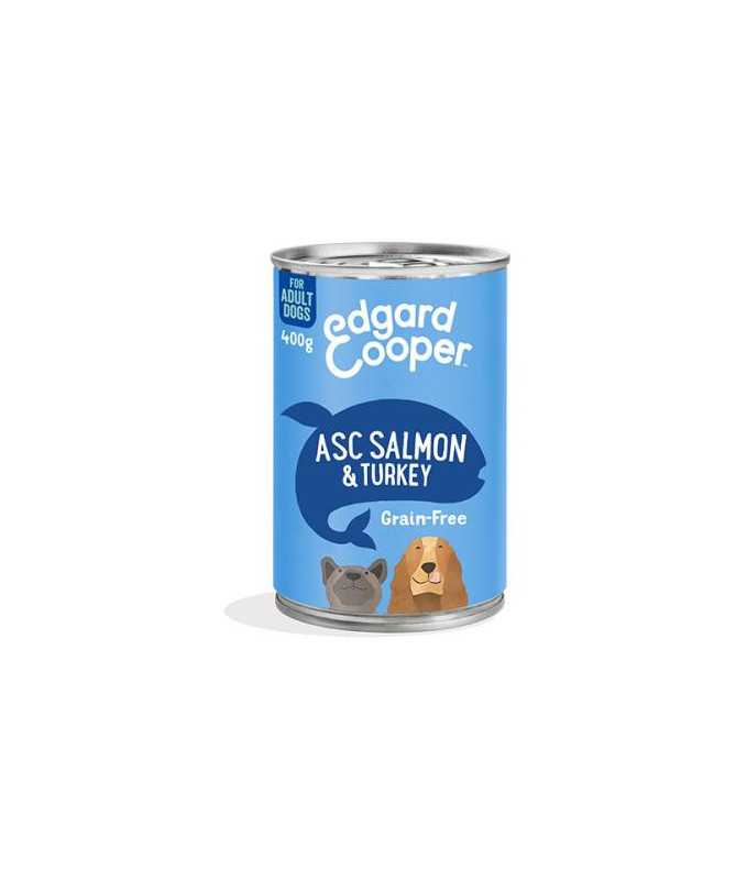 EC CANINE ADULT SALMON Y PAVO LATA 6X400G