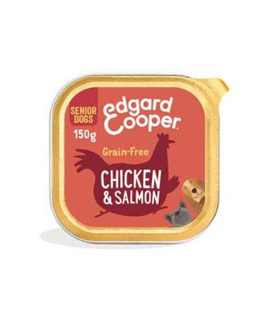 EC CANINE SENIOR POLLO Y SALMON TARRINA 11X150G