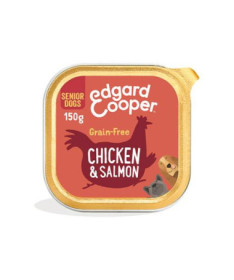 EC CANINE SENIOR POLLO Y SALMON TARRINA 11X150G