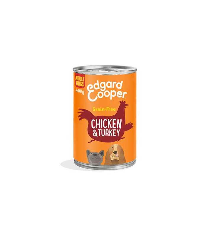 EC CANINE ADULT POLLO Y PAVO LATA 6X400G