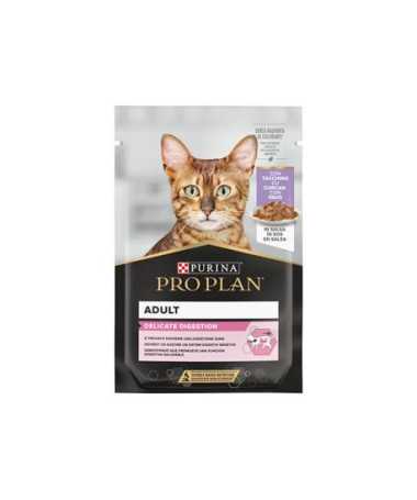 PROPLAN FELINE NUTRI SAVOUR DELICATE PAVO 26X85G