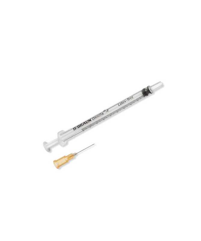 JERINGA OMNIFIX-F 3 CUERPOS TUBERCUL. 1ML+25G 100U