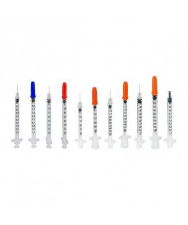 JERINGA CHIRANA INSULINA 100UI 1ML LUER 100UD