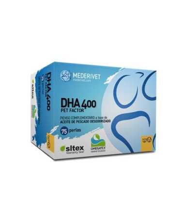 DHA 400 PET FACTOR 75 PERLAS
