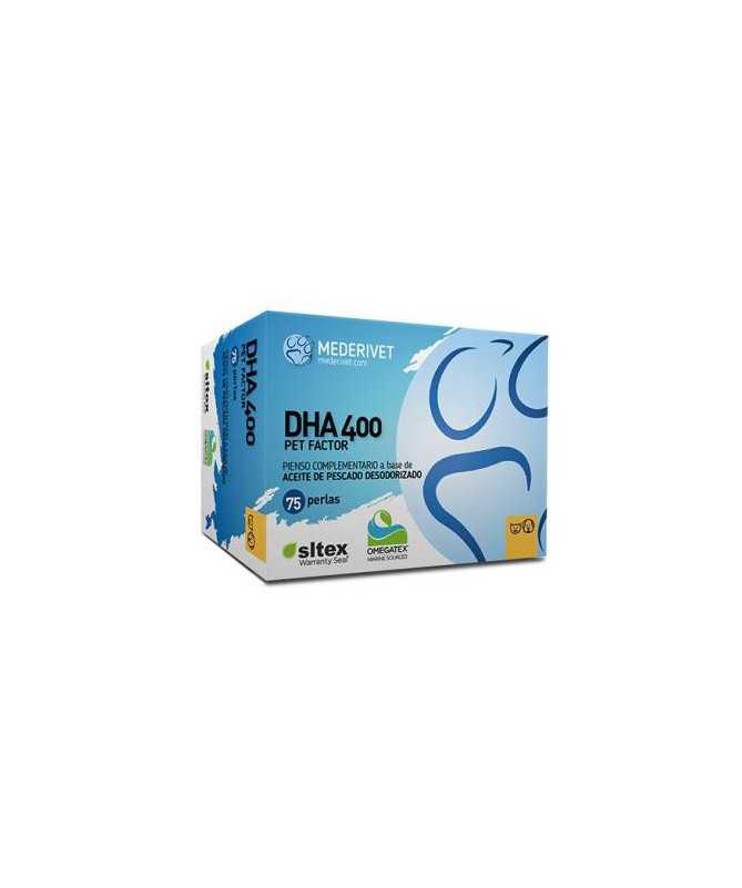 DHA 400 PET FACTOR 75 PERLAS