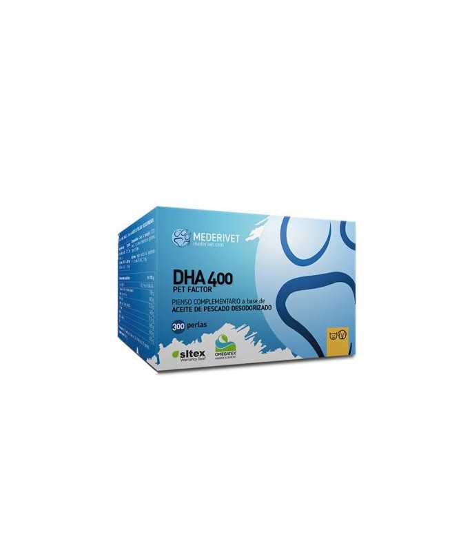DHA 400 PET FACTOR 300 PERLAS