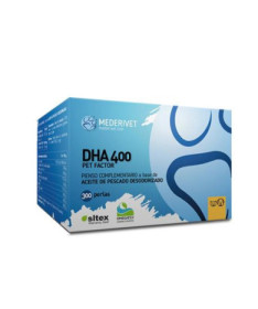 DHA 400 PET FACTOR 300 PERLAS