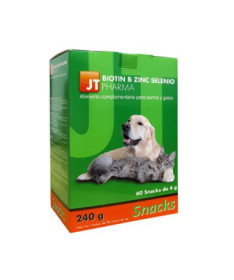 BIOTIN B ZINC SELENIO 240G 60 SNACKS 4G