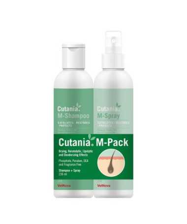 PACK CUTANIA M-SHAMPOO + CUTANIA M-SPRAY 236 ML