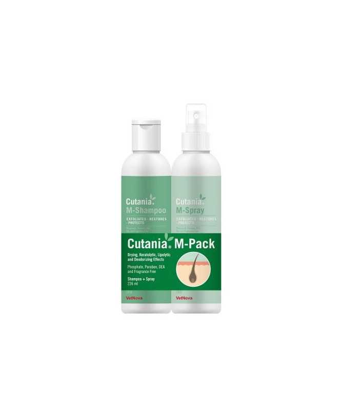 PACK CUTANIA M-SHAMPOO + CUTANIA M-SPRAY 236 ML
