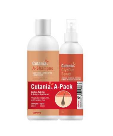 PACK CUTANIA A-SHAMPOO 355 ML + A-SPRAY 236 ML