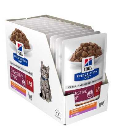 PD FELINE I/D KITTEN POLLO 12X85G