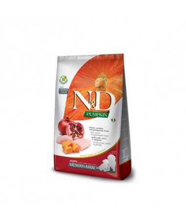 N&D PUMPKIN PUPPY MED/MAXI POLLO 12KG