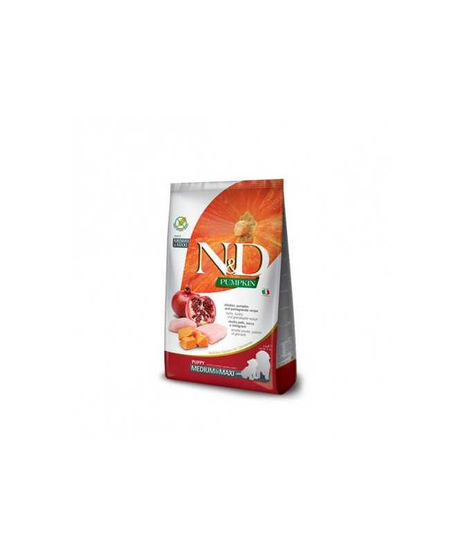 N&D PUMPKIN PUPPY MED/MAXI POLLO 12KG