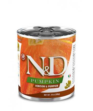 N&D PUMPKIN DOG VENADO 6X285G