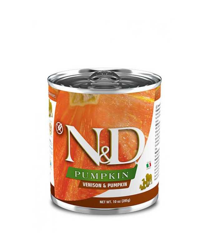 N&D PUMPKIN DOG VENADO 6X285G