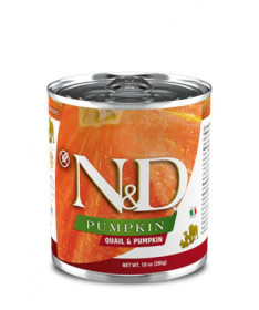 N&D PUMPKIN DOG CODORNIZ 6X285G