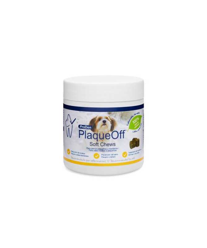 PRODEN PLAQUEOFF SOFT CHEWS PERRO S 90G 120 UD