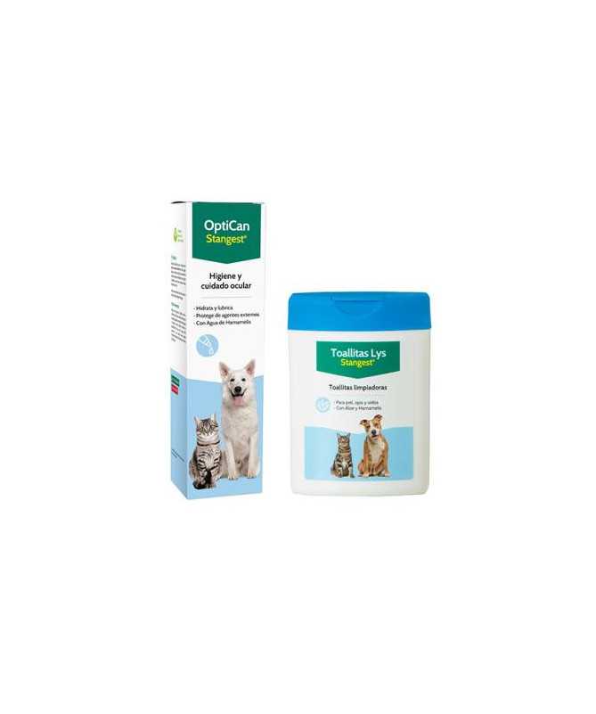 OPTICAN LIMPIADOR DE OJOS + TOALLITAS LYS 40 UDS