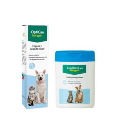 OPTICAN LIMPIADOR DE OJOS + TOALLITAS LYS 40 UDS