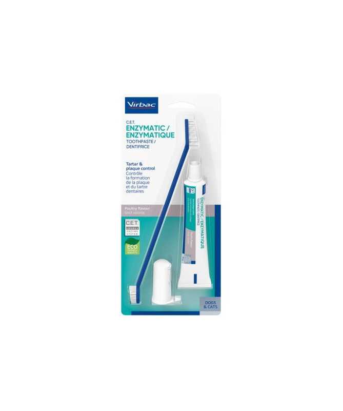 CET KIT DENTIFRICO ENZIMATICO PASTA + 2 CEPILLOS