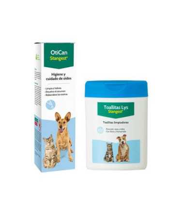 OTICAN LIMPIADOR OIDOS + TOALLITAS LYS 40 UDS