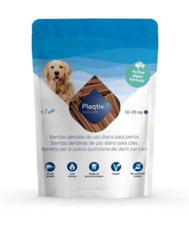 PLAQTIV+ BARRITAS DENTALES 10-35 KG 7UD
