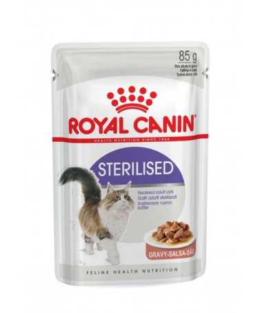 FELINE STERILISED GRAVY 12 BOLSITAS X 85G