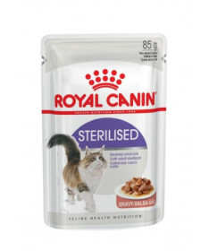 FELINE STERILISED GRAVY 12 BOLSITAS X 85G
