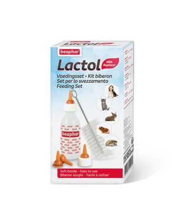 LACTOL KIT: BIBERON+6 TETINAS+LIMPIADOR
